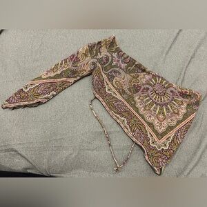 Yigal-Azrouel Sexy Paisley Patterned Asymmetrical Top